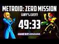 Metroid: Zero Mission (Any% Easy) - Speedrun em 49:33