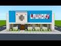 Minecraft Tutorial: How To Make A Laundrette Dry Cleaners "2019 City Tutorial"