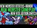 New Rise Monster Gameplay - New Monster Attacks - No Hot Drinks - New Switch - Monster Hunter Rise!
