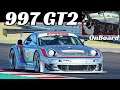 Porsche 997 GT2 Turbo RSR WideBody - EPIC Turbo Whistle & Blow Off Valve Sound, Onboard Misano Track
