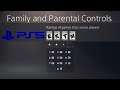 Setting up Parental Controls Login Settings - PS5 Menu Interface Tips & Tricks