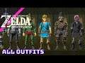 All Outfits + EX Outfits (- Amiibos) | The Legend of Zelda: Breath of The Wild (Nintendo Switch)