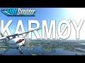 BLI MED RUNDT KARMØY! | Flight Simulator 2020