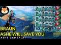 Braum, Ashe Will Save You (From Base) ♐ | Ashe GamePlay | TheAshMan plays Wild Rift [INDIA]