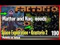 ⚙️Factorio ➡️ Matter and Naquitite improvements  ✅  ➡️Space Exploration + Krastorio 2 🏭⚙️| Gameplay