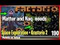 ⚙️Factorio ➡️ Matter and Naquitite improvements ✅ ➡️Space Exploration + Krastorio 2 🏭⚙️| Gameplay
