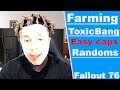 Fallout 76 Xbox PVP  farming toxicbang, easy caps
