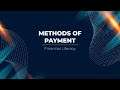 METHODS of PAYMENT  |  TEKS 5.10C  |  Terran Protection Force