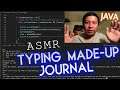 ASMR LoFi - I type made-up journal entries in a JAVA text program