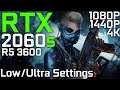 Call of Duty: Warzone | RTX 2060 Super + Ryzen 5 3600 | DLSS 2.0 | Low vs. Ultra | 1080p 1440p 4K