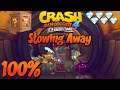 Crash Bandicoot 4 - Stowing Away 100% WALKTHROUGH! ALL CRATES, Hidden Gem Location (All Gems!)