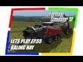 Lets Play Farming Simulator 17 Oakfield Farm Episode 55 - Baling Hay