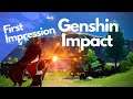 My first impression playing Genshin Impact for the first time