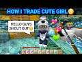 This is How i Trade Cute Girl😶 Why She Quit Doing Trade🤔 in Skyblock in BlockmanGo Tutorial