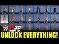 WWE 2K20 - How To Unlock Everything! (#WWE2K20 Tutorial)
