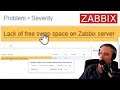 Fixing Lack of Free Swap Space Error on Zabbix Server 4.2