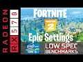 Fortnite Chapter 2 | Epic Settings 1080p | RX 570 | i5-3570K Benchmark and gameplay