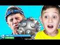 KID REACTS TO FUNNIEST FORTNITE MEMES - TRY NOT TO LAUGH CHALLENGE #9