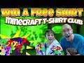 Minecraft Tshirt Club October Review + GIVING AWAY 2 FREE SHIRTS
