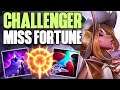 THIS IS HOW CHALLENGERS CARRY WITH MISS FORTUNE | CHALLENGER FORTUNE ADC GAMEPLAY | Patch 11.20 S11