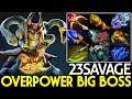 23SAVAGE [Medusa] 30 Level Overpower Big Boss Late Game Dota 2