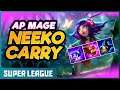 AP Mage Neeko Carry is DISGUSTING| Teamfight Tactics Set 2 | Super League
