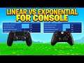 BEST Aim Setting For Console - Linear vs. Exponential! (Fortnite Tips PS4 + Xbox)