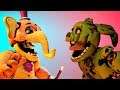 FNaF Orville Elephant vs Possessed Springtrap (Fight FNAF Animations)