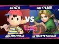 Hitpoint Summer July GRAND FINALS - SKITTLES! (Young Link) Vs. ATATA (Ness) SSBU Ultimate Tournament