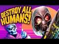 I can't possibly probe ALL these people! - Destroy All Humans 2 (PS2)