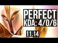 KAYLE vs TWISTED FATE (MID) | Rank 1 Kayle, 4/0/6, 300+ games, Rank 23 | EUW Challenger | v11.14