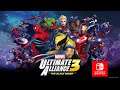 Marvel Ultimate Alliance 3 on the Nintendo Switch Lite.