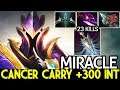 MIRACLE [Silencer] New Cancer Carry +300 INT Farming Heroes 7.24 Dota 2