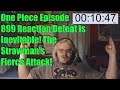 One Piece Episode 899 Reaction Defeat is Inevitable! The Strawman's Fierce Attack!