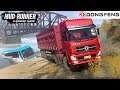 Spintires: MudRunner - DONGFENG 8X8 Truck Pulls A Bus Out Of A River