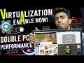 Virtualization Enable More Speed! Best Setting For Windows user Directly Run Android on PC