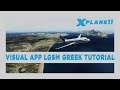 Visual Approach Samos LGSM Στα Ελληνικά με το ToLiSS Airbus A319 | Greek X-Plane Tutorial Series