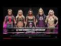 WWE 2K19 Charlotte VS Natalya,Carmella,Mandy,Lacey Extreme Elm. Match WWE Raw Women's Title