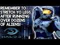 ALWAYS STRETCH YO LEGS AFTER RUNNIN' OVER DOZENS OF ALIENS! | HALO 3 – Master Chief Collection PC