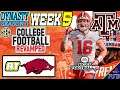 College Football Revamped | DYNASTY | Season 1 | WEEK 5 | @ Arkansas Razorbacks (1/24/21)