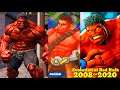 Evolution of Red Hulk in Games 2008~2020