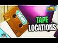 Fortnite Where to find ALL Visitor Tapes Locations