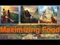 Maximizing Food and Population Peacefully in Humankind