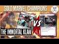Ms. Marvel Fights Off THE KLAW | SOLO MARVEL CHAMPIONS: THE CARD GAME