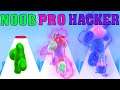 NOOB vs PRO vs HACKER in Blob Runner 3D ! (Level 88 - 102)