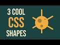 3 Cool Shapes I Made in CSS (CSS Battle #2)