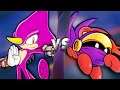 Espio (Sonic The Hedgehog) vs. Bio Spark (Kirby) || Sprite Fight Shortie