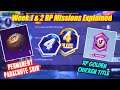 Get Permanent Parachute Skin & Rp Golden Chicken Title Event | Week 1 & 2 RP Missions Explained BGMI