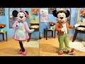 Mickey & Minnie Mouse Meet us in Special Costumes at Epcot Festival of the Arts Media Event