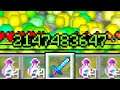 Minecraft UHC but XP is multiplied every second..
